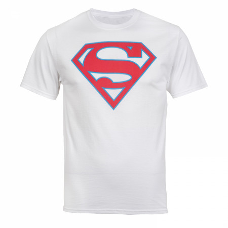 Superman Symbol Classic White T-Shirt
